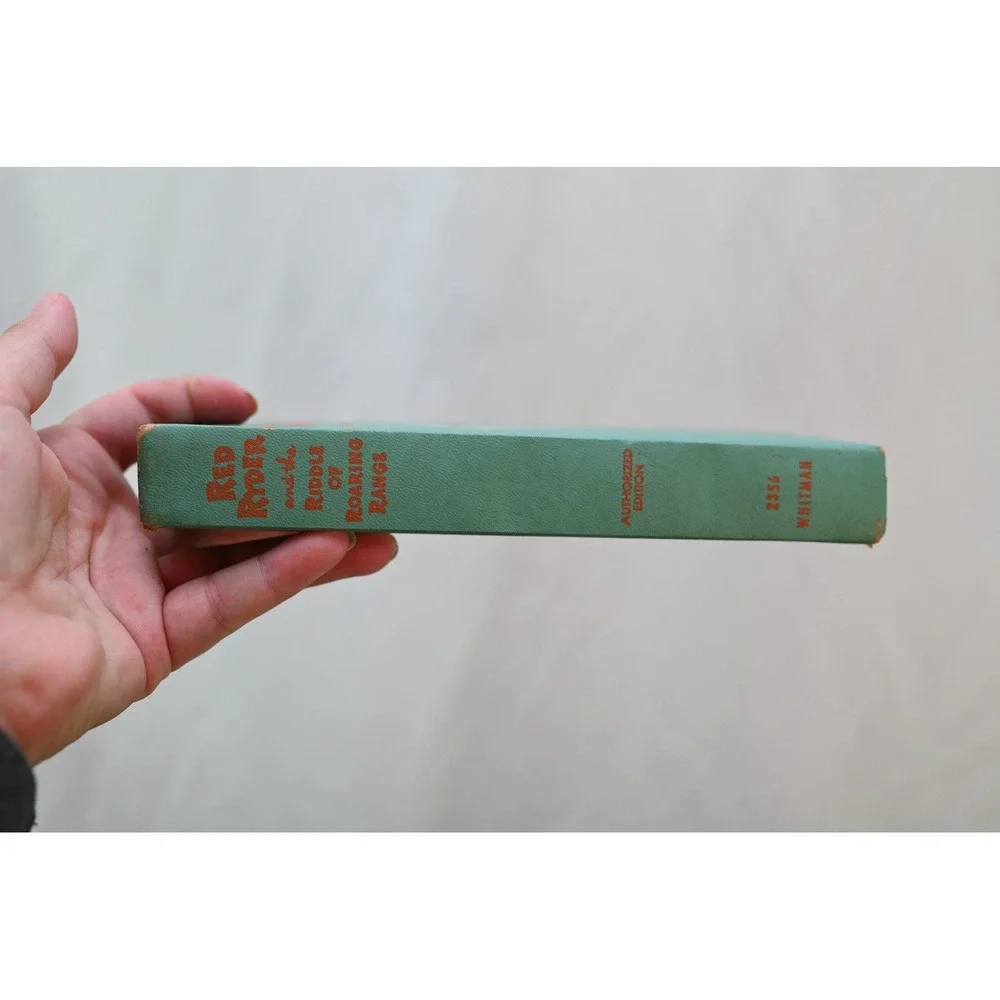 Red Ryder and the Riddle of Roaring Range 1951 Whitman Hardcover Jerry McGill